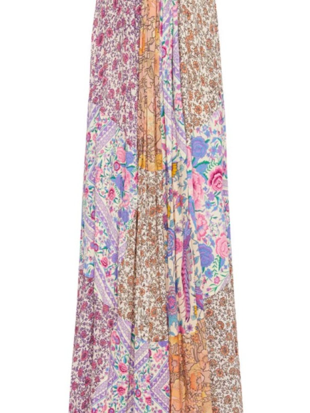 Spell & The Gypsy Renew Patchwork Strappy Maxi Dress | Medium | NWOT | Rare - Picture 5 of 12